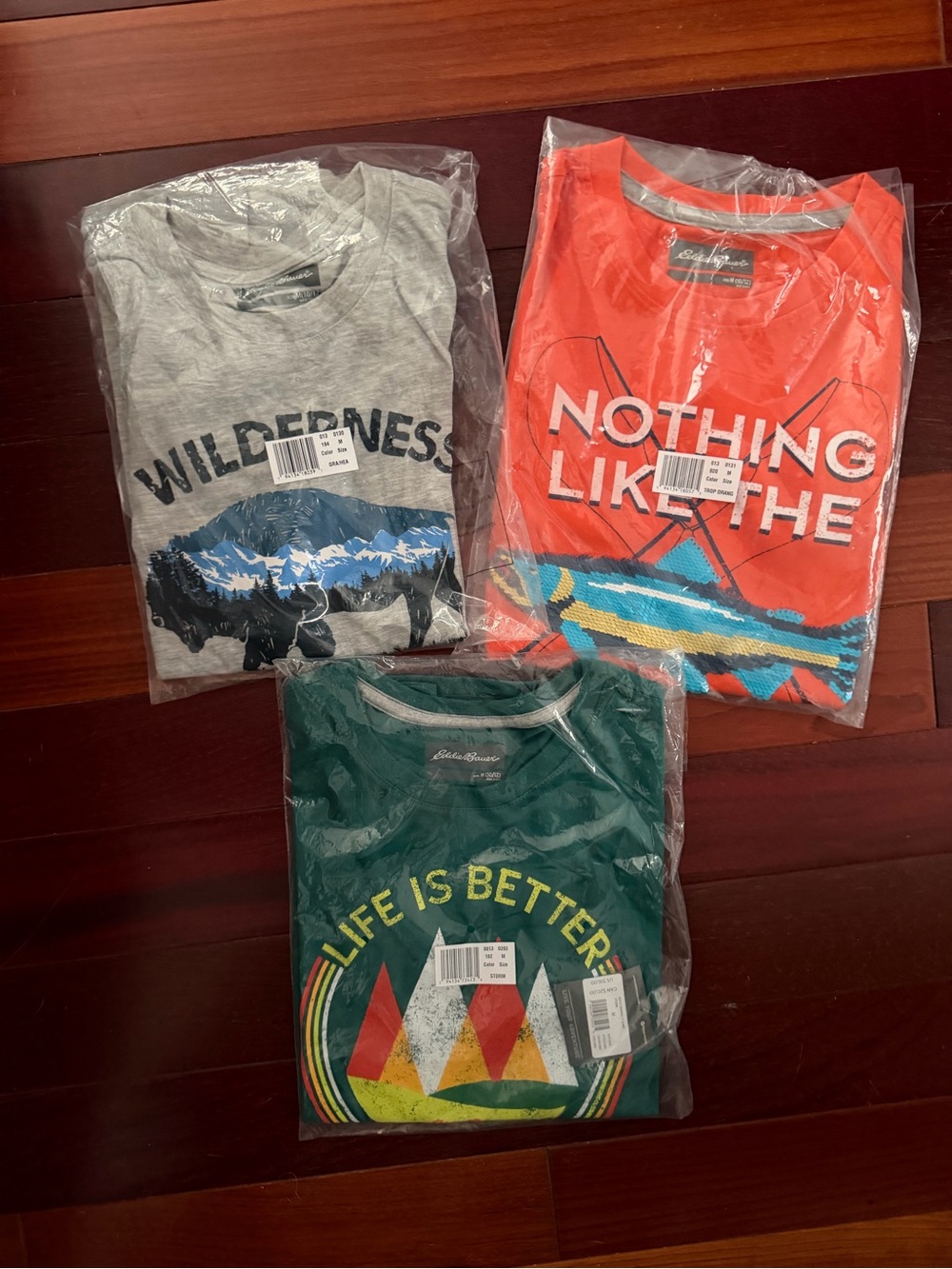 Eddie Bauer Green 'Life Is Better' Graphic Tee